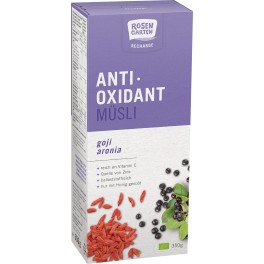 Rosengarten - Musli antioxidant cu fructe goji si aronia