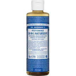 Dr. Bronner Sapun natural de menta, 236 ml Flasch