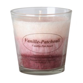 Kerzenfarm Lumanare stearina in pahar, patchouli-vanilie, 1 bucata