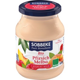 Sobbeke iaurt peach-melba 500 gr