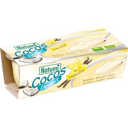 Natumi Desert din cocos cu vanilie, 220 gr (2 x 110 gr)