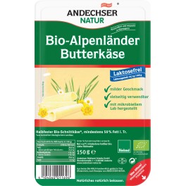 Andechser Natur Alpenlander - branza cu unt natur 150 gr
