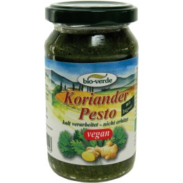 Bio-verde pesto din coriandru cu ghimbir, 165gr Bio-verde pesto din coriandru cu ghimbir, 165gr