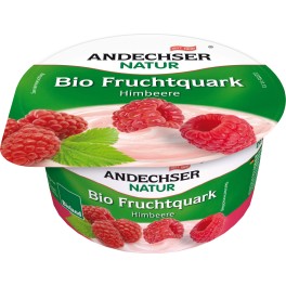 Andechser Natur - Branza cremoasa "quark" cu zmeura, 150 gr