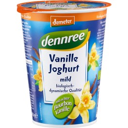 DENNREE iaurt cu fructe - vanilie 400 gr