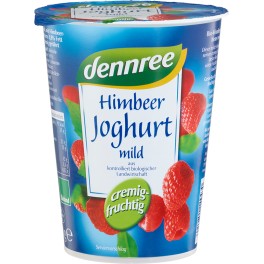 DENNREE iaurt cu fructe - zmeura, 400 gr