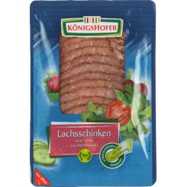 Konigsh Cotlet de porc afumat, 80 gr, felii