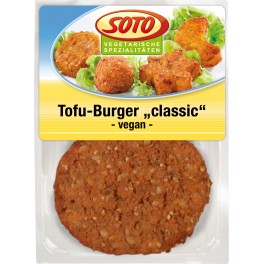Soto Tofu Burger clasic - vegetarian, 2 bucati, 200 gr