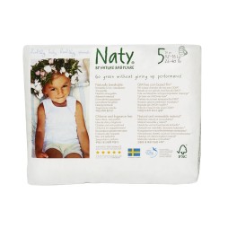 Naty, Scutece-chilotel impermeabili, Marimea 5, 12-18 kg, 20 buc/pachet Naty, Scutece-chilotel impermeabili, Marimea 5, 12-18 kg, 20 buc/pachet