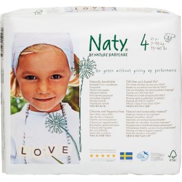 Naty, Scutece marimea 4, 7-18 kg, 27 buc/bax Naty, Scutece marimea 4, 7-18 kg, 27 buc/bax