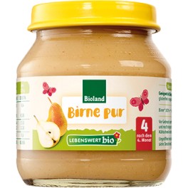 Lebenswert  bio -  Piure de pere, 125 gr