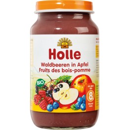 Holle, Piure de mere cu fructe de padure, 220 gr