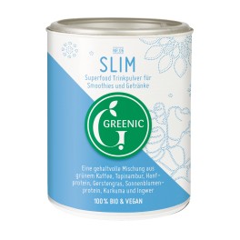 Greenic, "Slim"  Amestec pudra pentru bauturi si piureuri, 100 gr doza