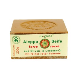 Finigrana Aleppo, Sapun cu argila fina rosie, 200 gr buc Finigrana Aleppo, Sapun cu argila fina rosie, 200 gr buc