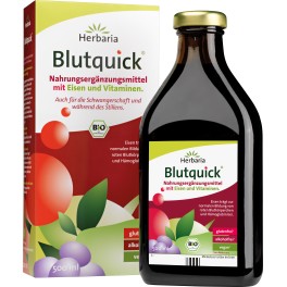 Herbaria Blutquick, Supliment alimentar pentru cresterea hemoglobinei, 500 ml flacon
