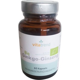 VitaTrend Capsule de ginseng Ginkgo, 60 bucati