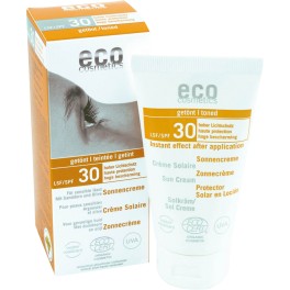 Cosmetice eco crema pentru protectie solara SPF30 tonifiat, 75ml Tub