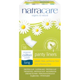 Natracare absorbante zilnice (protej-slip), lungi , 16 bucati/pachet Natracare absorbante zilnice (protej-slip), lungi , 16 bucati/pachet