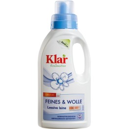 Klar Detergent lichid pentru lana si tesaturi fine, 0,5 L