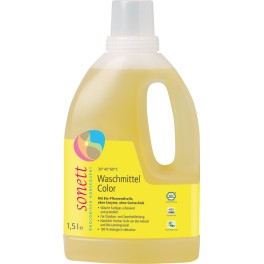Sonett Detergent lichid pentru rufe colorate cu Menta si Lamaine 1,5 L Sonett Detergent lichid pentru rufe colorate cu Menta si Lamaine 1,5 L