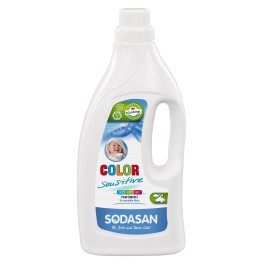Sodasan Detergent lichid pentru rufe colorate si delicate 1,5 L