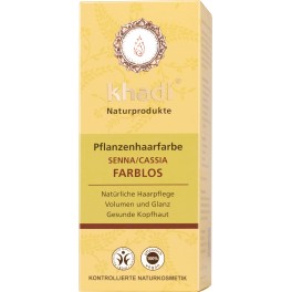 Khadi Vopsea de par din coacaze negre, culoare neutra 100 gr