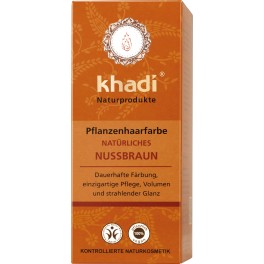 Khadi Vopsea de par din plante castaniu natural 100 gr