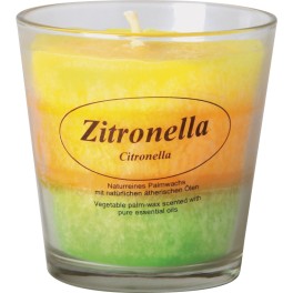 Kerzenfarm Lumanare stearina in pahar, Citronella