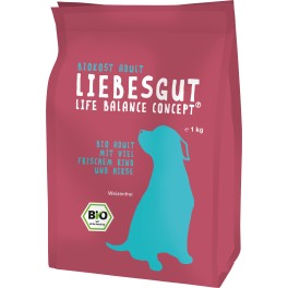Liebesgut Hrana uscata pentru caini Adult, cu carne de vita si mei