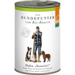 Defu Biofutter Hrana umeda bio cu pui pentru caini 410 gr
