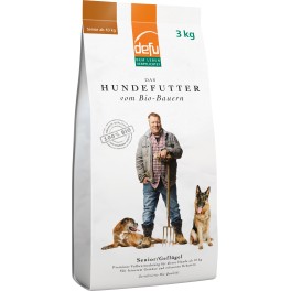 Defu Biofutter Hrana bio cu pasare pentru caini senior 3 kg