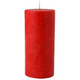 Kerzenfarm Lumanare mare stearina - rosie, 64 x 135 mm