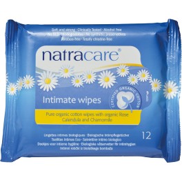 Natracare servetele pentru ingrijire intima, 12 bucati/pachet Natracare servetele pentru ingrijire intima, 12 bucati/pachet