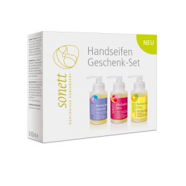 Sonett set cadou - sapun pentru mani, 3 x 120ml