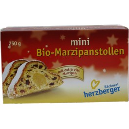 Herzberger Cozonac special cu fructe uscate Marzipanstollen mini, 250 gr