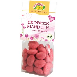 Rosengarten iaurt cu capsuni si migdale, 100 gr