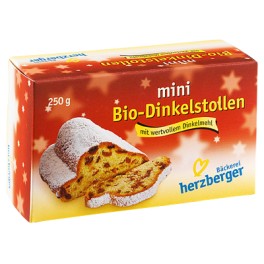 Herzberger Cozonac special cu fructe uscate si alac Dinkelstollen mini